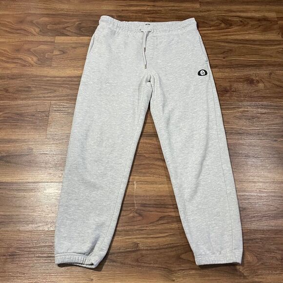 Volcom Single Stone Fleece Sweatpants Storm Heather Grey Drawstring Men's Small - Picture 1 of 8